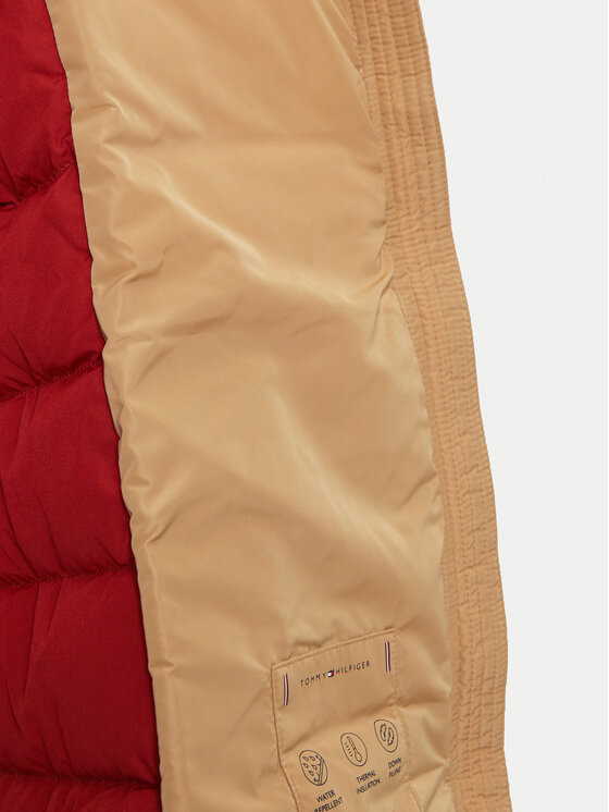 Tommy Hilfiger Tommy Hilfiger Αμάνικο Μπουφάν Heritage WW0WW43634 Μπεζ Regular Fit