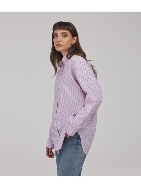 Lee Cooper Lee Cooper Koszula ROMA Różowy Oversize