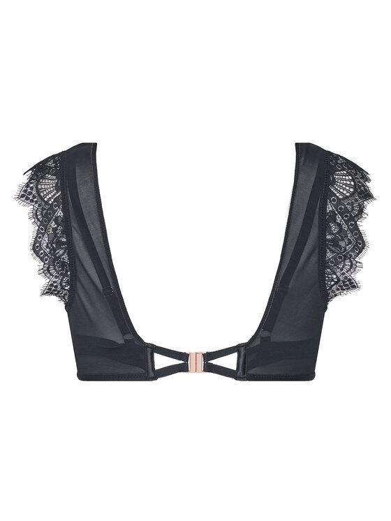 Hunkemöller Hunkemöller Melltartó alsó huzallal Zoe Up 303110 Fekete