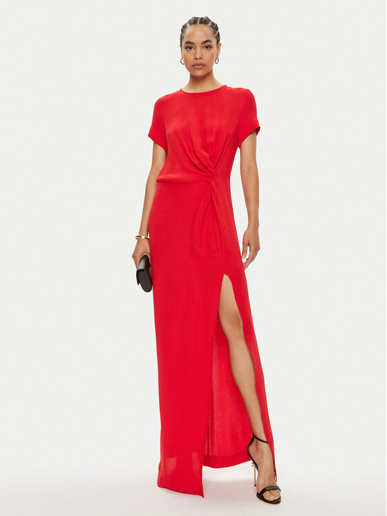 Herskind Herskind Sukienka codzienna Noelle 5205736 Czerwony Regular Fit