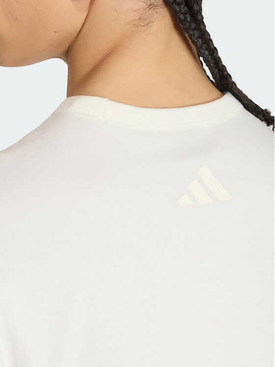 adidas adidas T-Shirt 168176 Biały Loose Fit