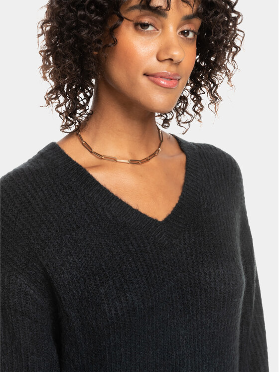 Roxy Roxy Úpletové šaty Winter Escape Ktdr ERJKD03449 Šedá Regular Fit
