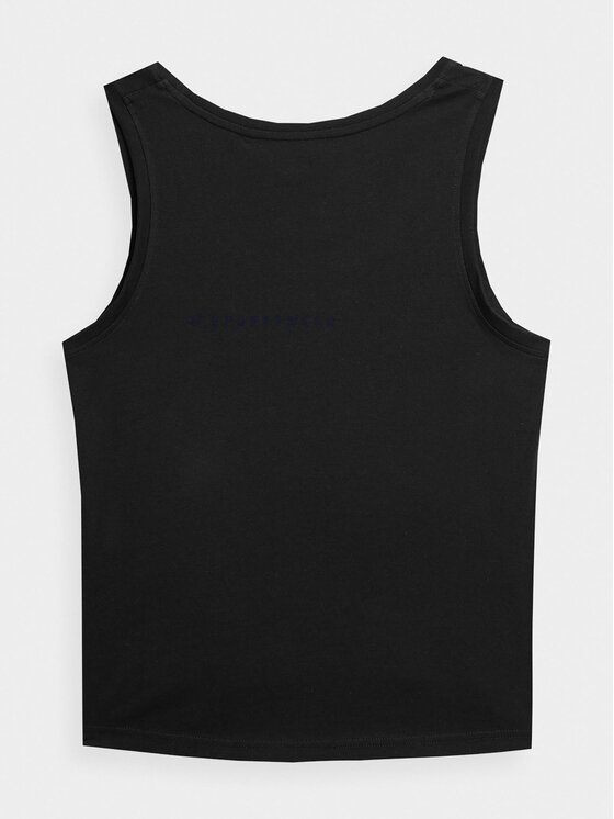 4F 4F Top 4FSS23TTSHF567 Negru Regular Fit