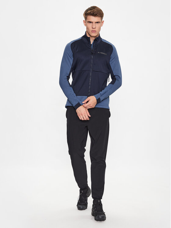 adidas adidas Полар Terrex Tech Flooce Hiking Fleece HH9227 Син Regular Fit