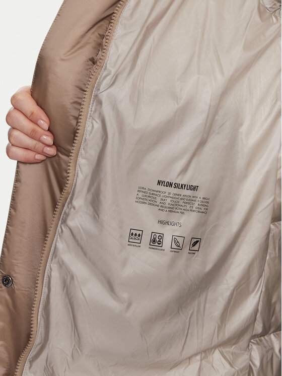 Hetregó Hetregó Žieminė striukė Karen 8P605 25WD02 Smėlio Regular Fit