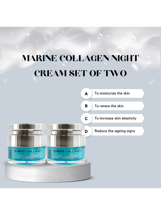 Erthskin London Erthskin London 2x z kolagenem morskim Krem na noc