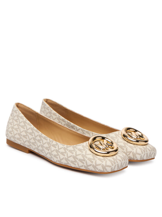 MICHAEL Michael Kors MICHAEL Michael Kors Baleriny Milan Flex Ballet 40F5MLFP1B Écru