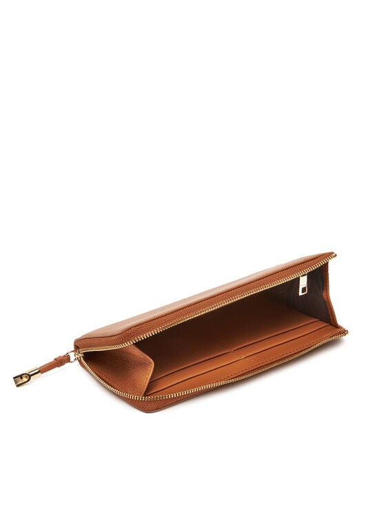Furla Furla Голям дамски портфейл Goccia L Zip Around WP00471 BX3036 KH RY000 Кафяв