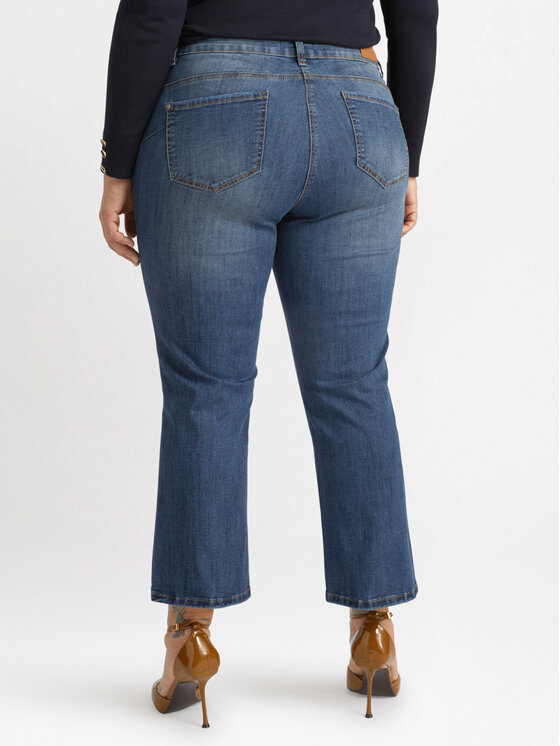 Fiorella Rubino Fiorella Rubino Jeans P549T004704N024 Turchese Cropp Fit