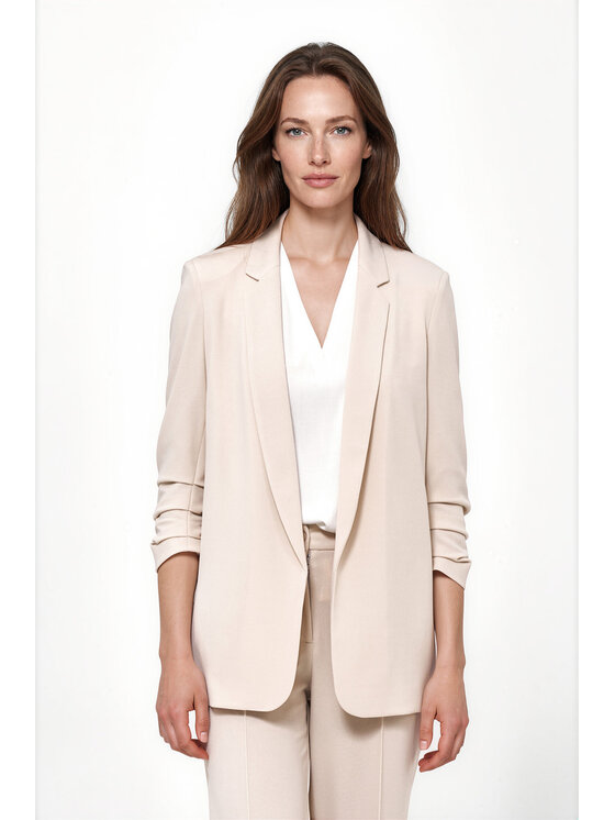 NIFE NIFE Marynarka Z109 Beżowy Blazer Fit