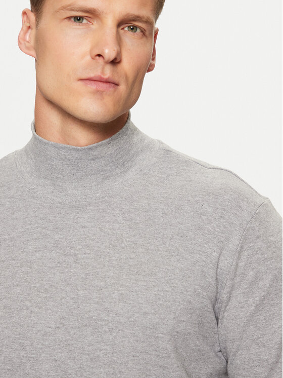 Blend Blend Rollkragenpullover 20717343 Grau Regular Fit