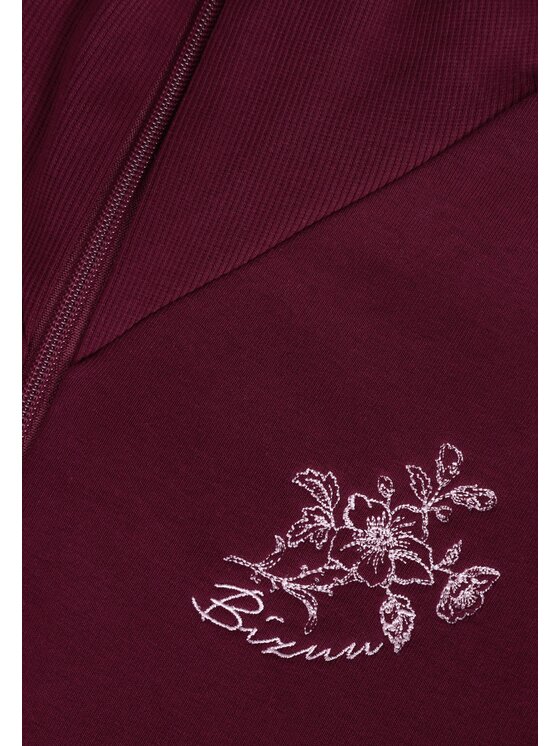 BIZUU BIZUU Bluza TANSY Bordowy Standard Fit