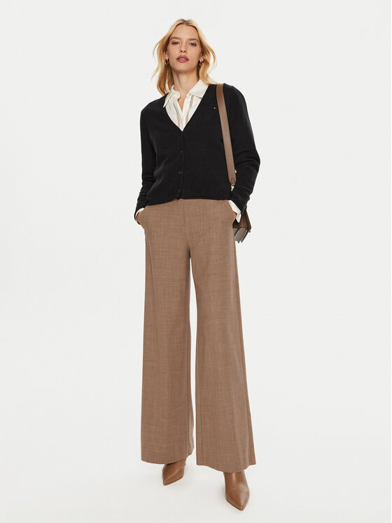 Tommy Hilfiger Tommy Hilfiger Кардиган WW0WW43092 Чорний Regular Fit