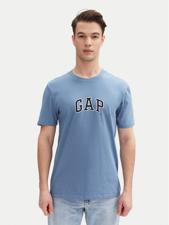 Gap Gap T-Shirt 570044-36 Modrá Regular Fit