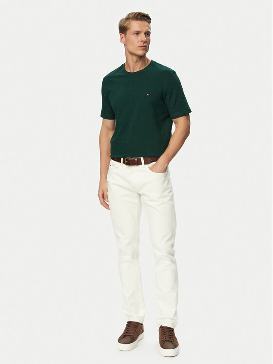 Tommy Hilfiger Tommy Hilfiger Póló Ess Seasonal MW0MW39995 Zöld Regular Fit