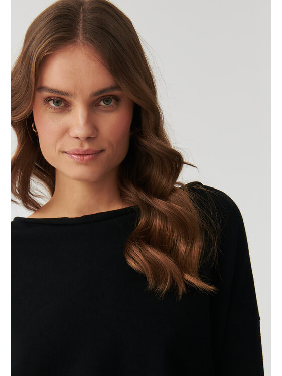 TATUUM TATUUM Sweter LIVO Czarny Classic Fit