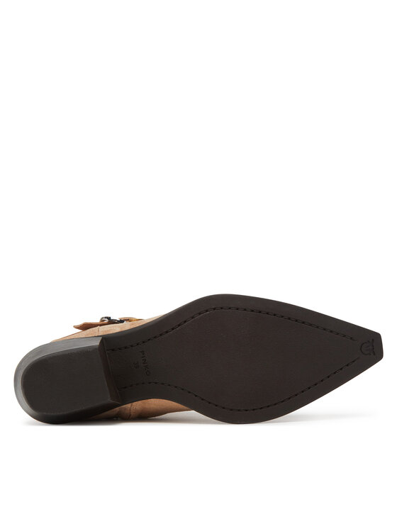 PINKO PINKO Kavbojski škornji Tex 13 SD0343 P002 Bež