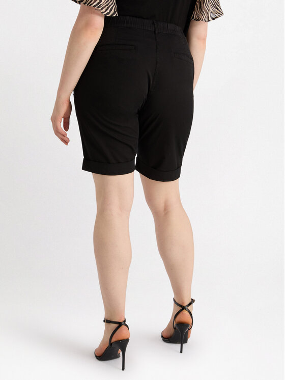 Fiorella Rubino Fiorella Rubino Pantaloncini di tessuto P716T004798N033 Nero Regular Fit