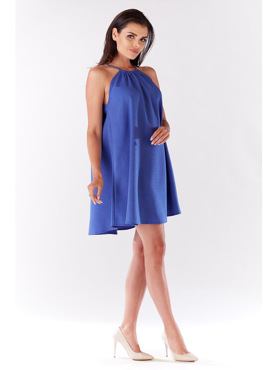 Infinite You Infinite You Sukienka letnia M133 Niebieski Basic Fit