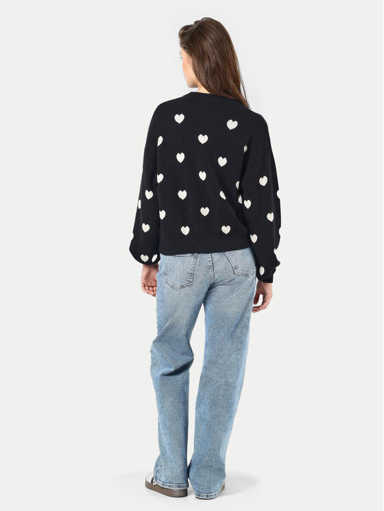 Noisy May Noisy May Maglione Charlott 27028159 Nero Regular Fit