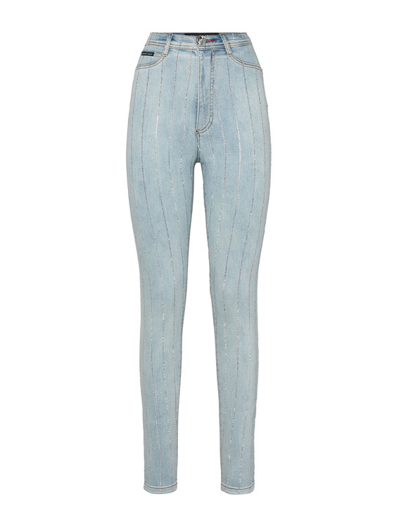 PHILIPP PLEIN PHILIPP PLEIN Jeansy 22027 Niebieski jasny Slim Fit