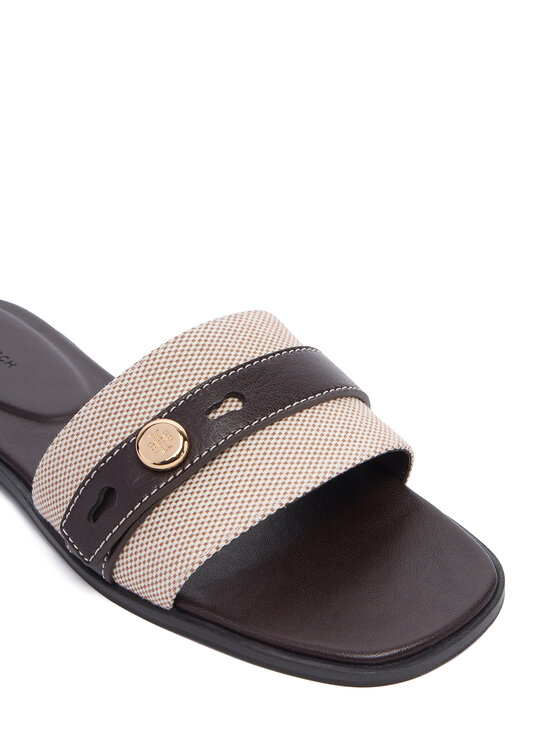 Tory Burch Tory Burch Παντόφλες Romy Slide 183307 Καφέ