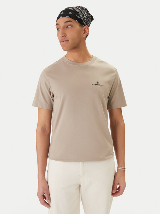 Element Element T-shirt Bigfoot Walking ELYZT00584 Bež Regular Fit
