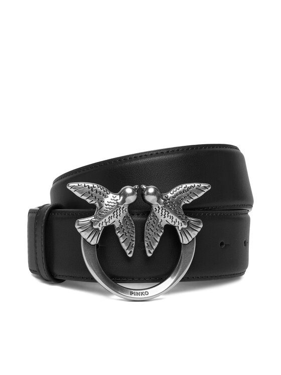 PINKO Pinko Dámsky opasok Love Berry H4 Belt PE 23 PLT01 100120 A0F1 Čierna