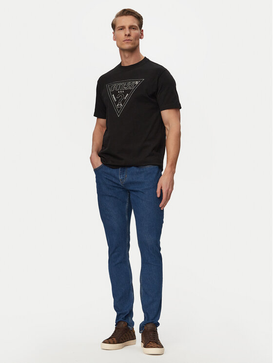 Guess Jeans Guess Jeans Džínsy M6RA0F D6325 Modrá Skinny Fit