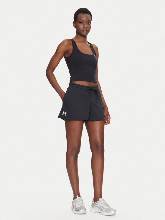 Under Armour Under Armour Sportske kratke hlače Rival 1389657 Crna Regular Fit