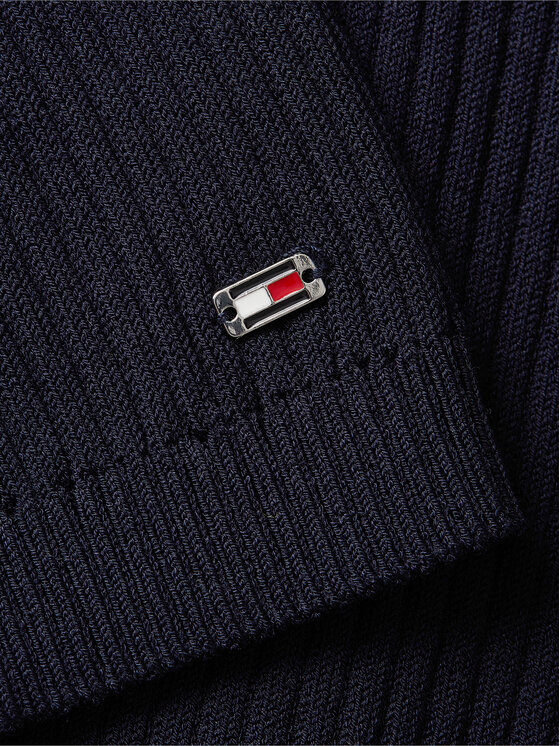 Tommy Hilfiger Tommy Hilfiger Strickjacke WW0WW38995 Dunkelblau Slim Fit