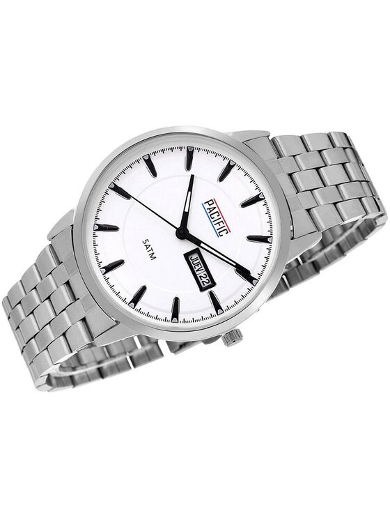 Pacific Pacific Zegarek PC00463 Srebrny