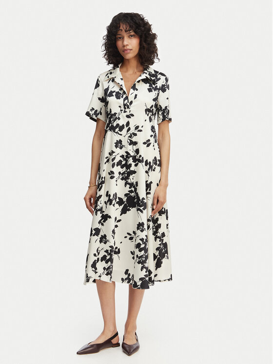 MAX&Co. MAX&Co. Poletna obleka Balta 2616221073200 Bela Regular Fit