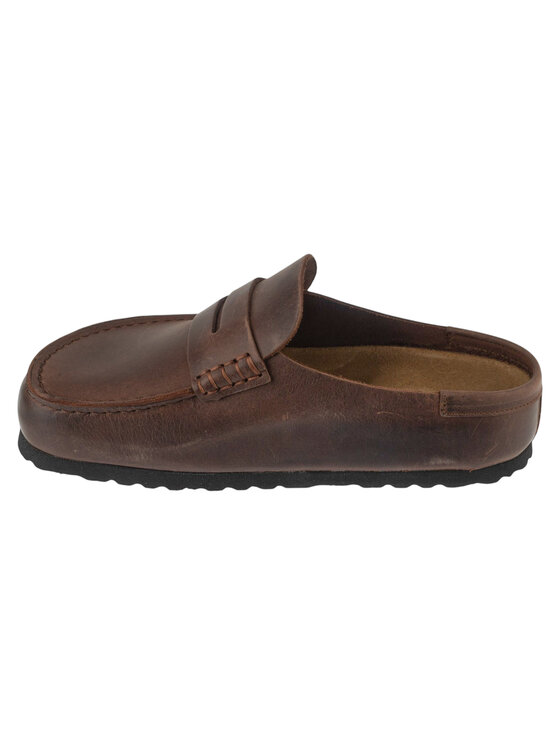 Birkenstock Birkenstock Klapki Naples Leoi Brązowy