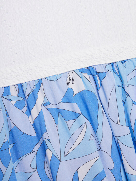 Guess Guess Vsakodnevna obleka J4GK10 KC7Z0 Bela Regular Fit