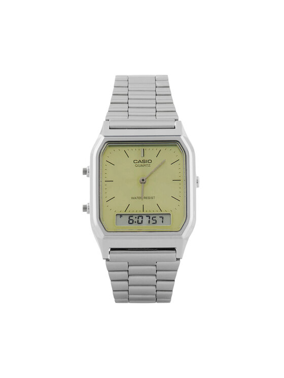 Dámské Hodinky Casio, Barva: Stříbrná, Vintage AQ-230A-9AMQYES