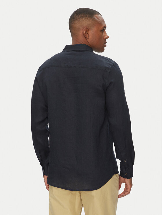 Aeronautica Militare Aeronautica Militare Camicia 251CA1239CT3089 Blu scuro Regular Fit