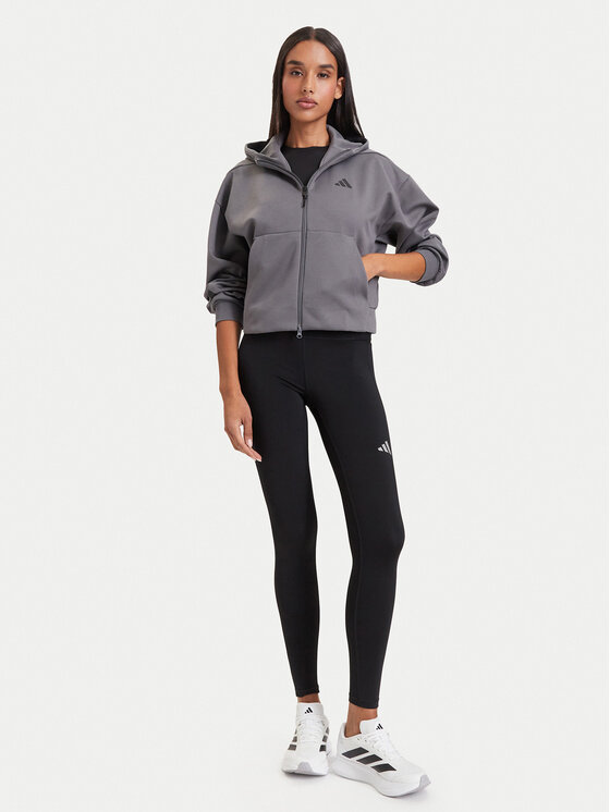 adidas adidas Sweatshirt Adidas Z.N.E. Cropped KF6394 Dunkelgrau Loose Fit