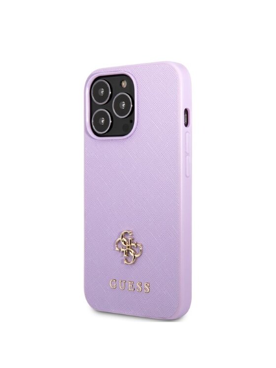 Guess Guess Etui na telefon iPhone 13 Pro Max Fioletowy