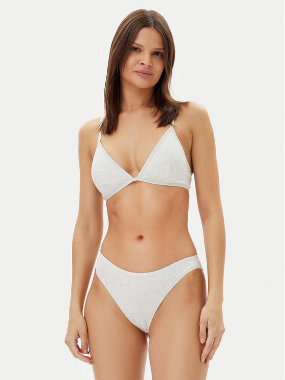 Tommy Hilfiger Tommy Hilfiger Bralette krūšturis UW0UW05739 Pelēks