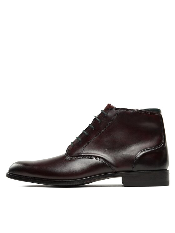 Clarks Clarks Gležnjarji Craftarlo Hi 261734597 Bordo rdeča
