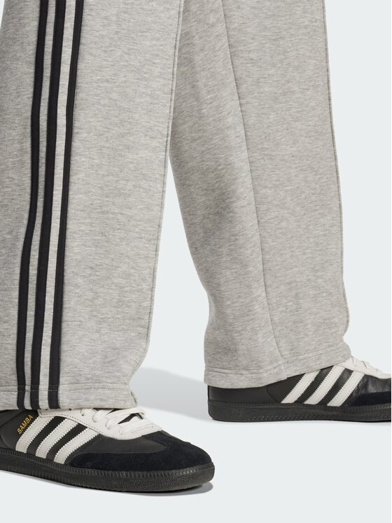 adidas adidas Spodnie materiałowe 155641 Szary Loose Fit