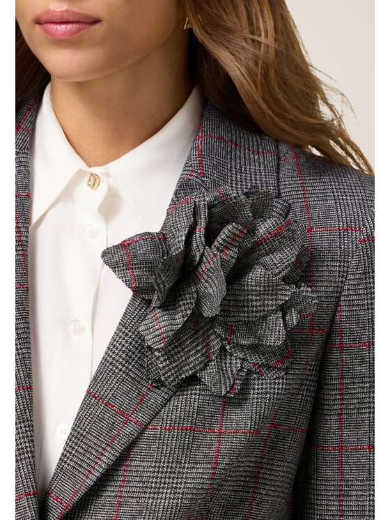 Oltre Oltre Giacca outdoor Q797R204603N0Z3 Grigio Slim Fit