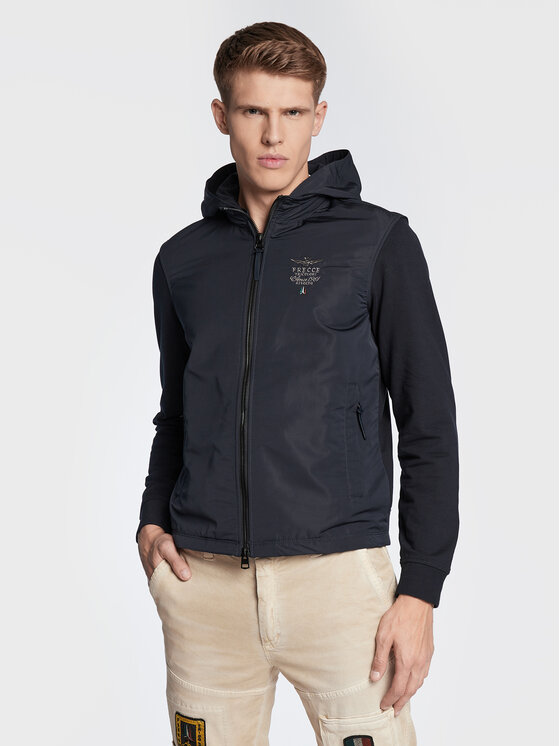 Aeronautica Militare Преходно яке 222AF445CT3015 Тъмносин Regular Fit