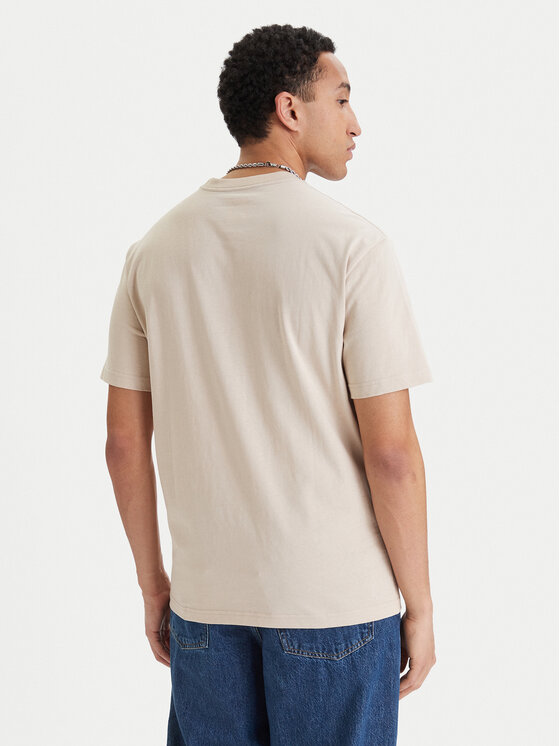 DC Shoes DC Shoes T-shirt Elective EDYZT04361 Bež Regular Fit