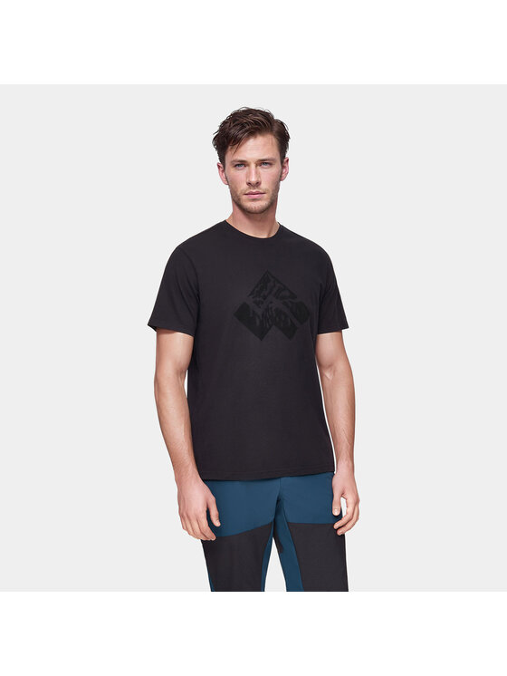 Alpinus Alpinus T-Shirt Mersmel Czarny Regular Fit