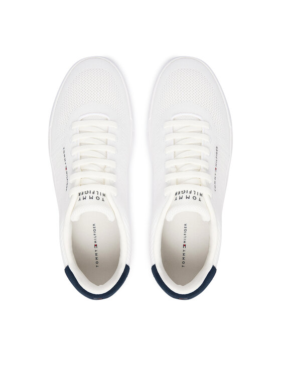 Tommy Hilfiger Tommy Hilfiger Sportcipők Th Court Knit FM0FM05823 Fehér