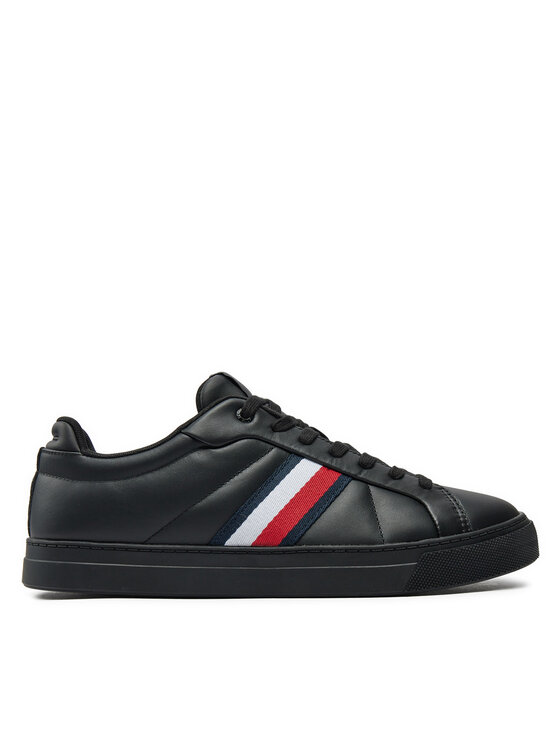 Tommy Hilfiger Snīkeri Icon Court FM0FM05163 Melns