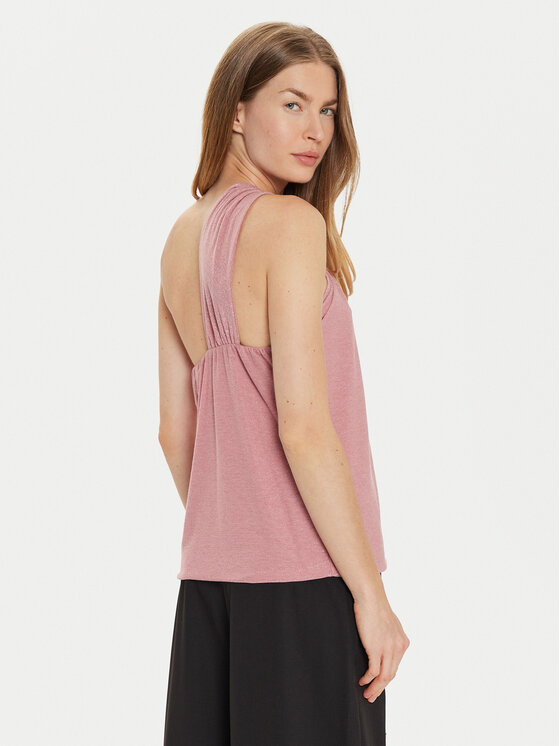 Motivi Motivi Top G242W003241N Różowy Slim Fit