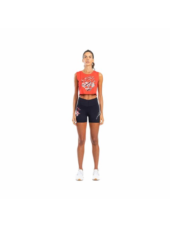 LaBellaMafia LaBellaMafia Top LABELLAMAFIA CROPPED HARDCORE LADIES RED Czerwony Regular Fit